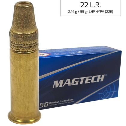 Náboj Magtech 22 LR LHP HYPV (22E), 2,14 g,  33 grs