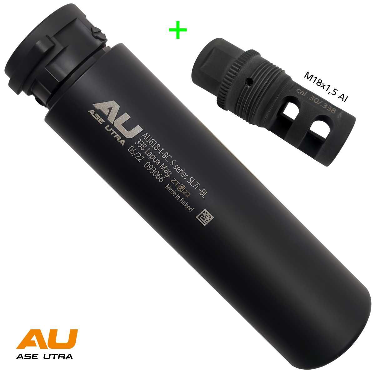 Tlumic Ase Utra SL7i-BL .300/.338, ústová brzda BoreLock, M18x1,5 (Accuracy Intl.)