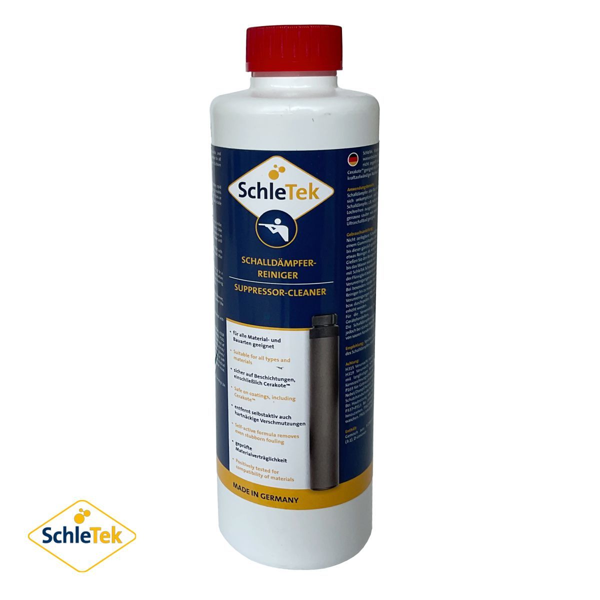 SchleTek Suppressor Cleaner Regular 500 ml, na tlumiče hluku výstřelu
