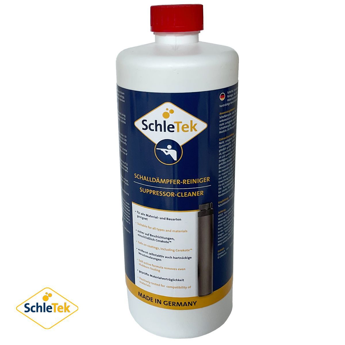 SchleTek Suppressor Cleaner Regular 1 l, na tlumiče hluku výstřelu
