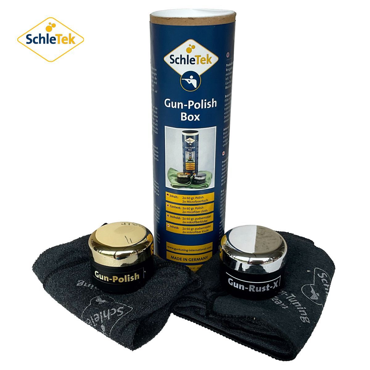 SchleTek Gun Polish Box, souprava pro údržbu zbraní