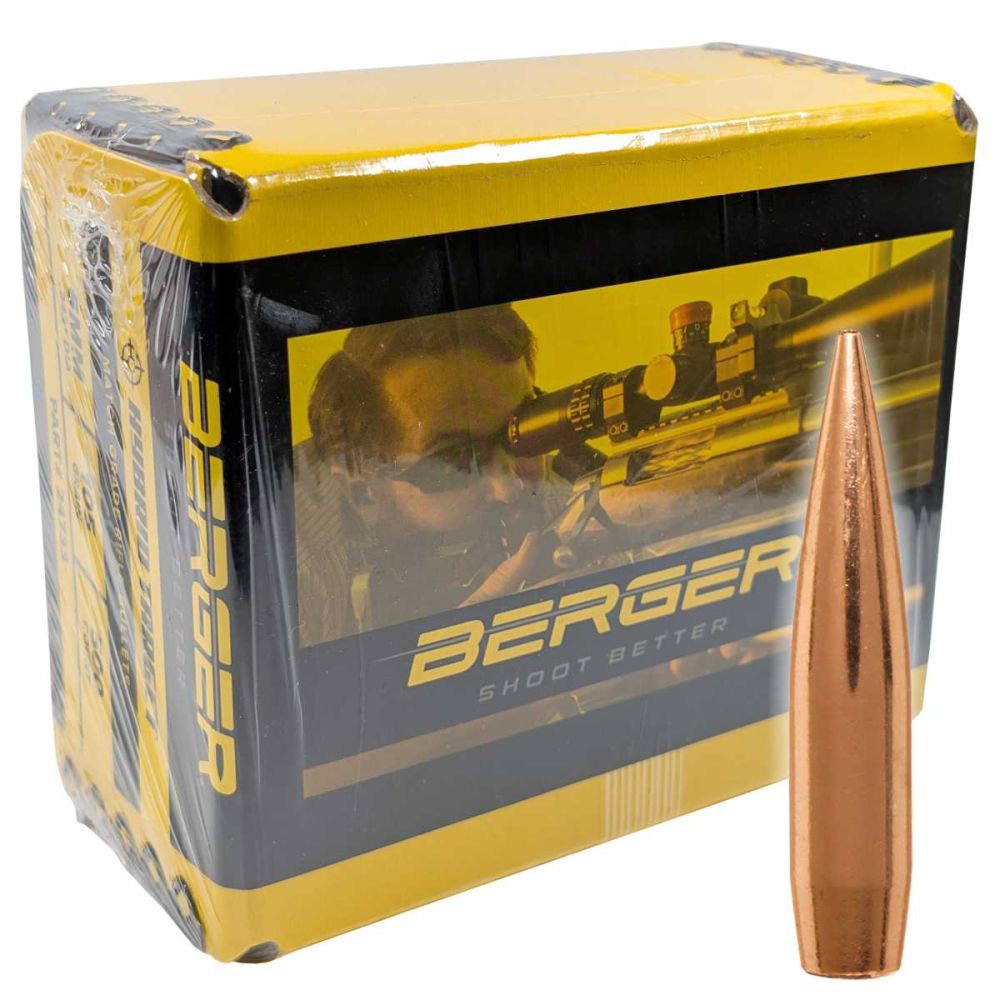 Střela Berger 6 mm (.243) Hybrid Target 6,80 g / 105 gr. (bal. 500ks)