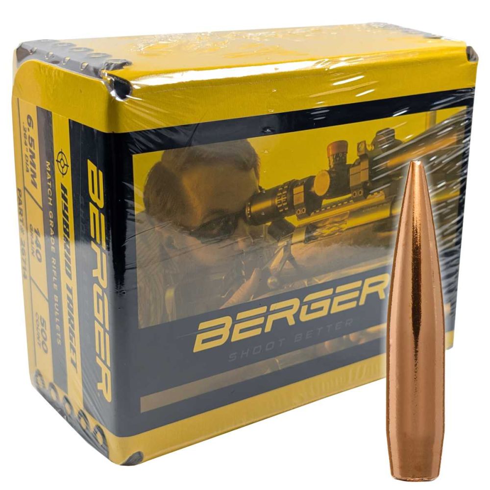 Střela Berger 6,5 mm (.264) Hybrid Target, 9,1 g / 140 gr (bal. 500ks)