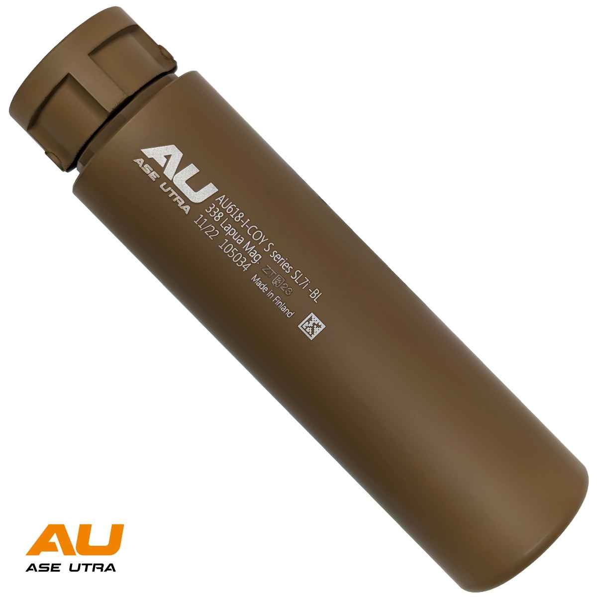 Tlumic Ase Utra SL7i-BL .300/.338, bez ústové brzdy BoreLock, Coyote Ceracote