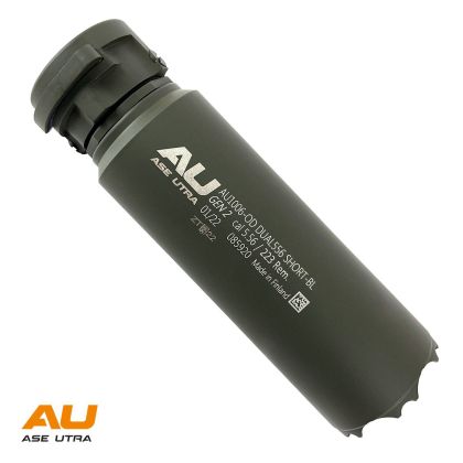 Tlumic Ase Utra DUAL556-S-BL Short GEN2, OD Green Cerakote