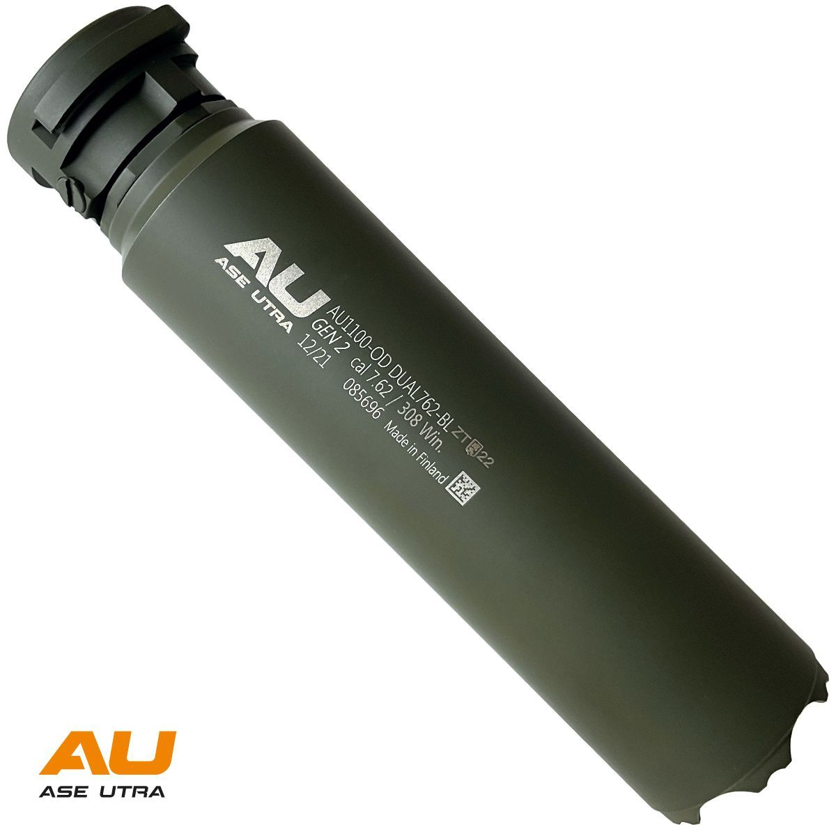Tlumic Ase Utra DUAL762-BL GEN2, OD Green Cerakote