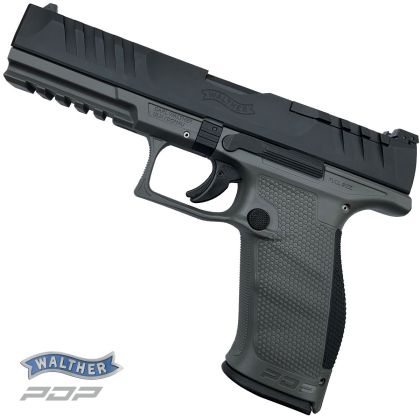 Walther PDP Full Size Tungsten Grey 5‘‘, 9 mm Luger, pistole samonabíjecí