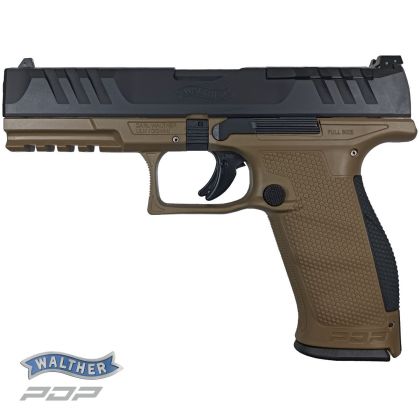 Walther PDP Full Size FDE 4,5‘‘, 9 mm Luger, pistole samonabíjecí