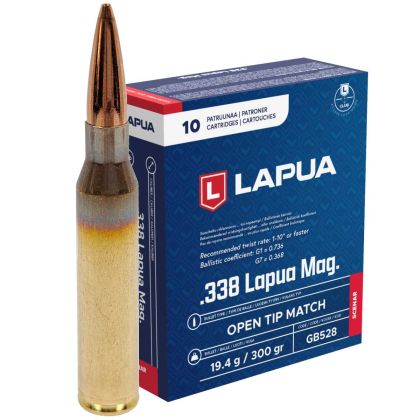 Náboj Lapua .338 Lapua Magnum Scenar, OTM, 19,44 g, 300 gr