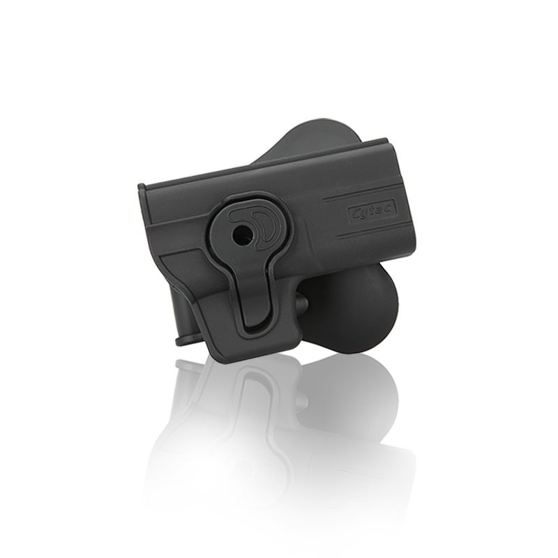 Opaskové pouzdro na pistoli Springfield, Cytac, s pojistkou, plastové, pádlo, pravé