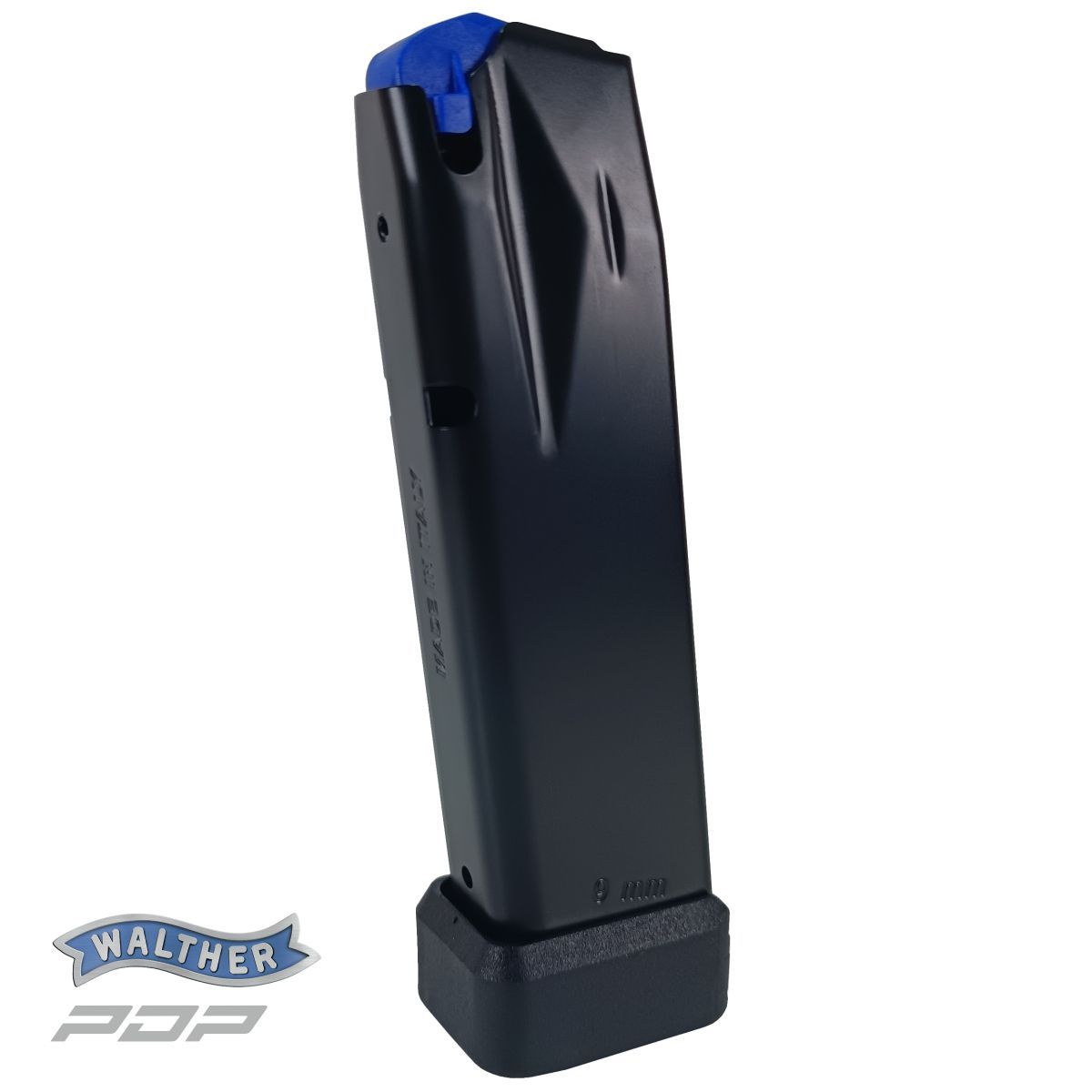 Zásobník Walther PDP C / PPQ, 18 nábojů, prodloužený, polymerová botka černá