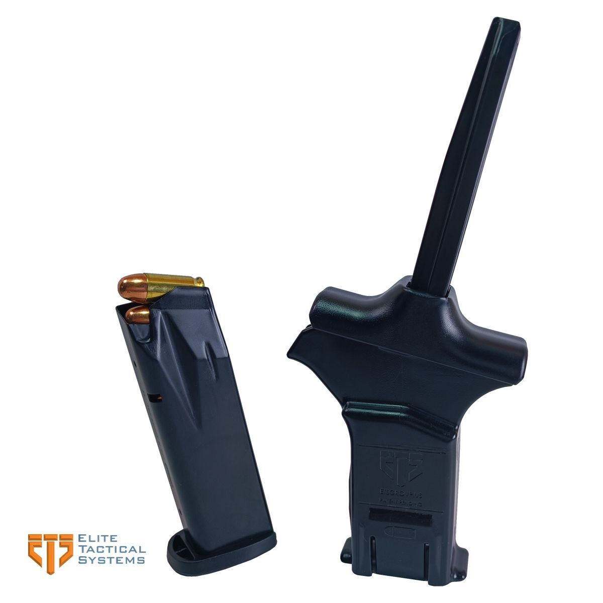 Nabíjecí pomucka ETS C.A.M. Gen 2, pro pistolové zásobníky 45 Auto