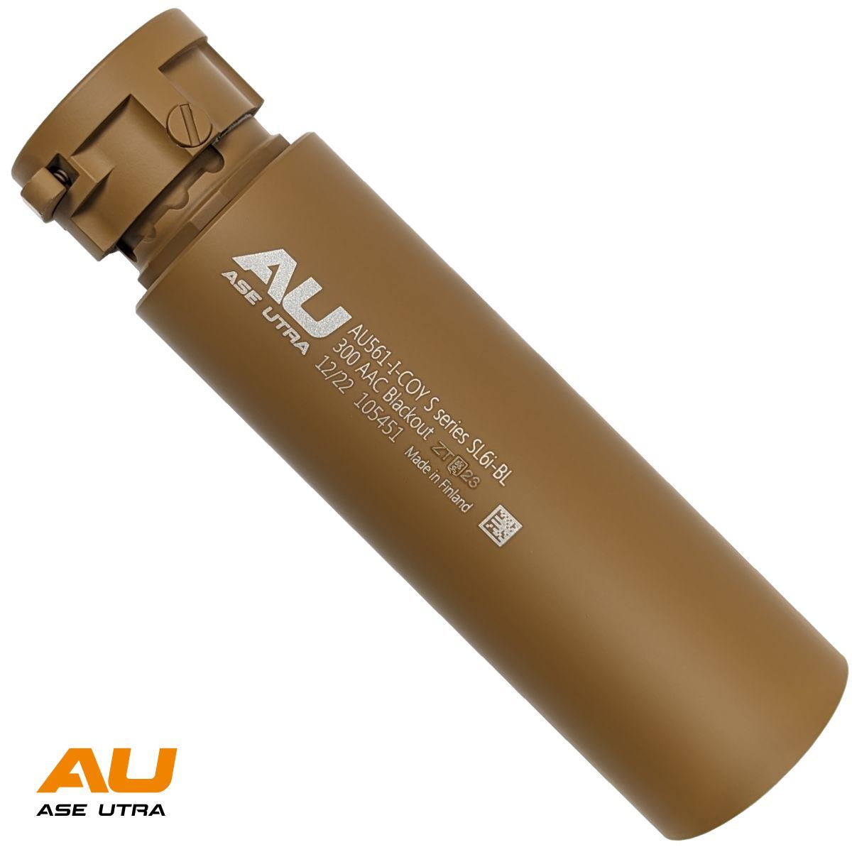 Tlumic Ase Utra SL6i-BL 300 BLK, bez ústové brzdy, Coyote Brown Cerakote