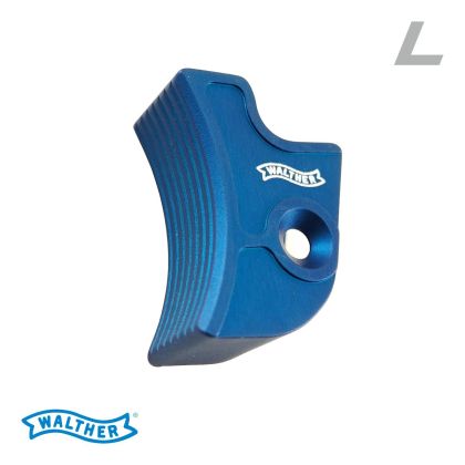 Jazýcek spoušte Walther EXPERT - prohnutý, dlouhý, modrý 