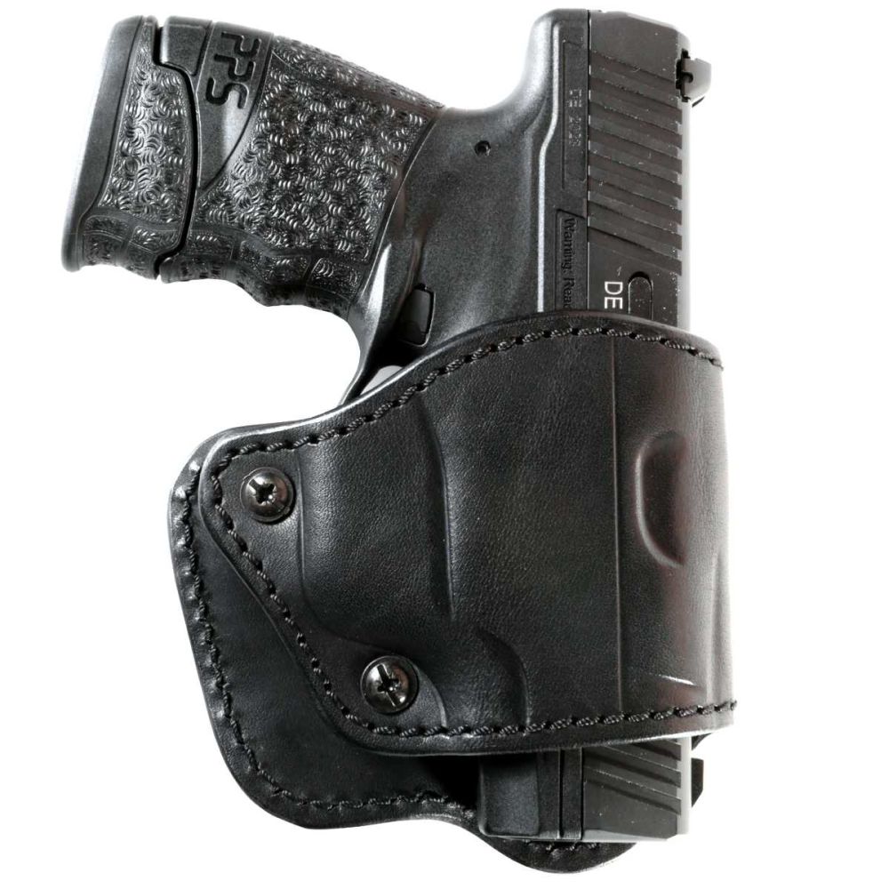 Opaskové pouzdro na pistoli Walther PPS, typ BODYGUARD II , kožené, pravé