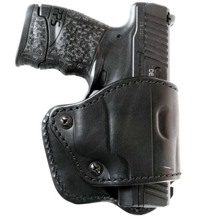 Opaskové pouzdro na pistoli Walther PPS, typ BODYGUARD II , kožené, pravé