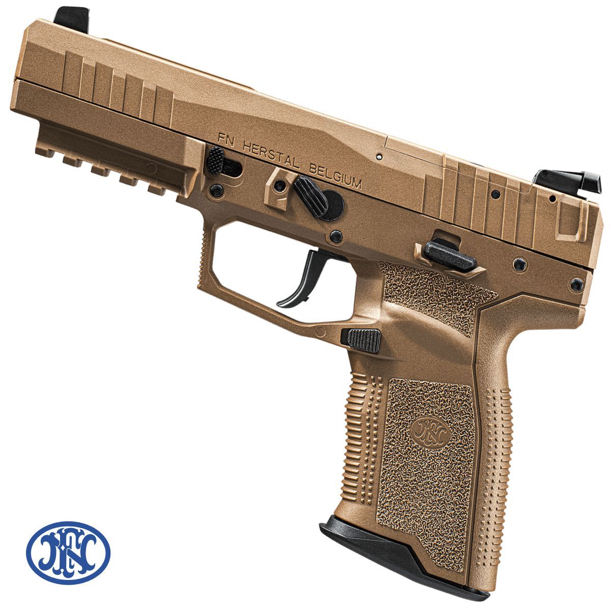 FN America Five-seveN MRD, 5,7 × 28 mm, pistole samonabíjecí, FDE