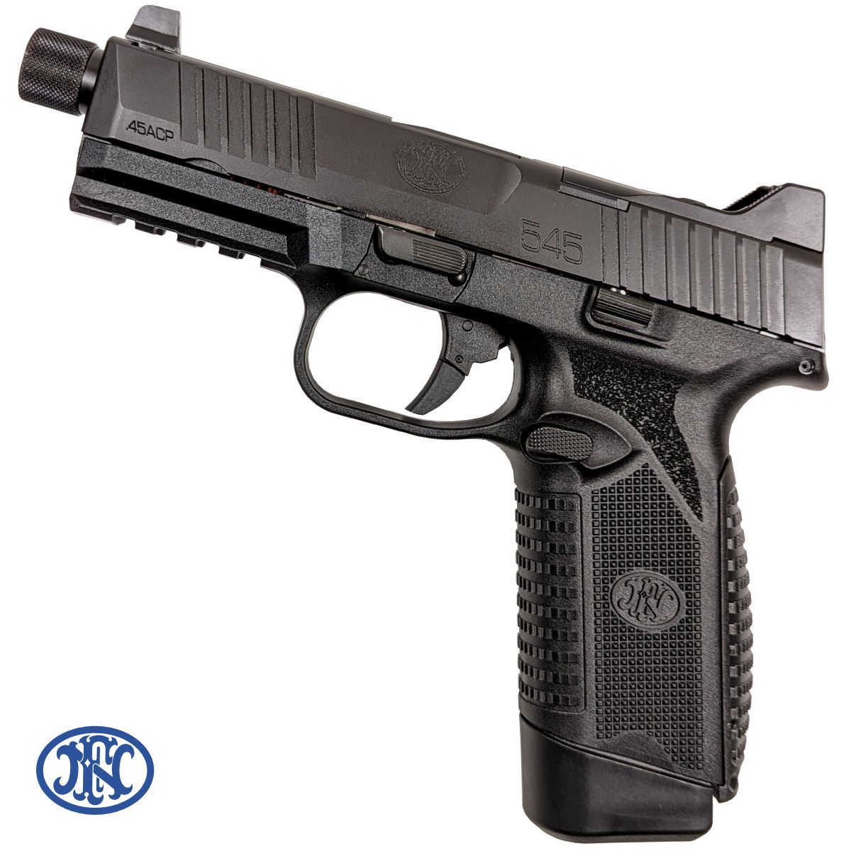 FN 545 Tactical, FN America, 45 Auto, pistole samonabíjecí, černá