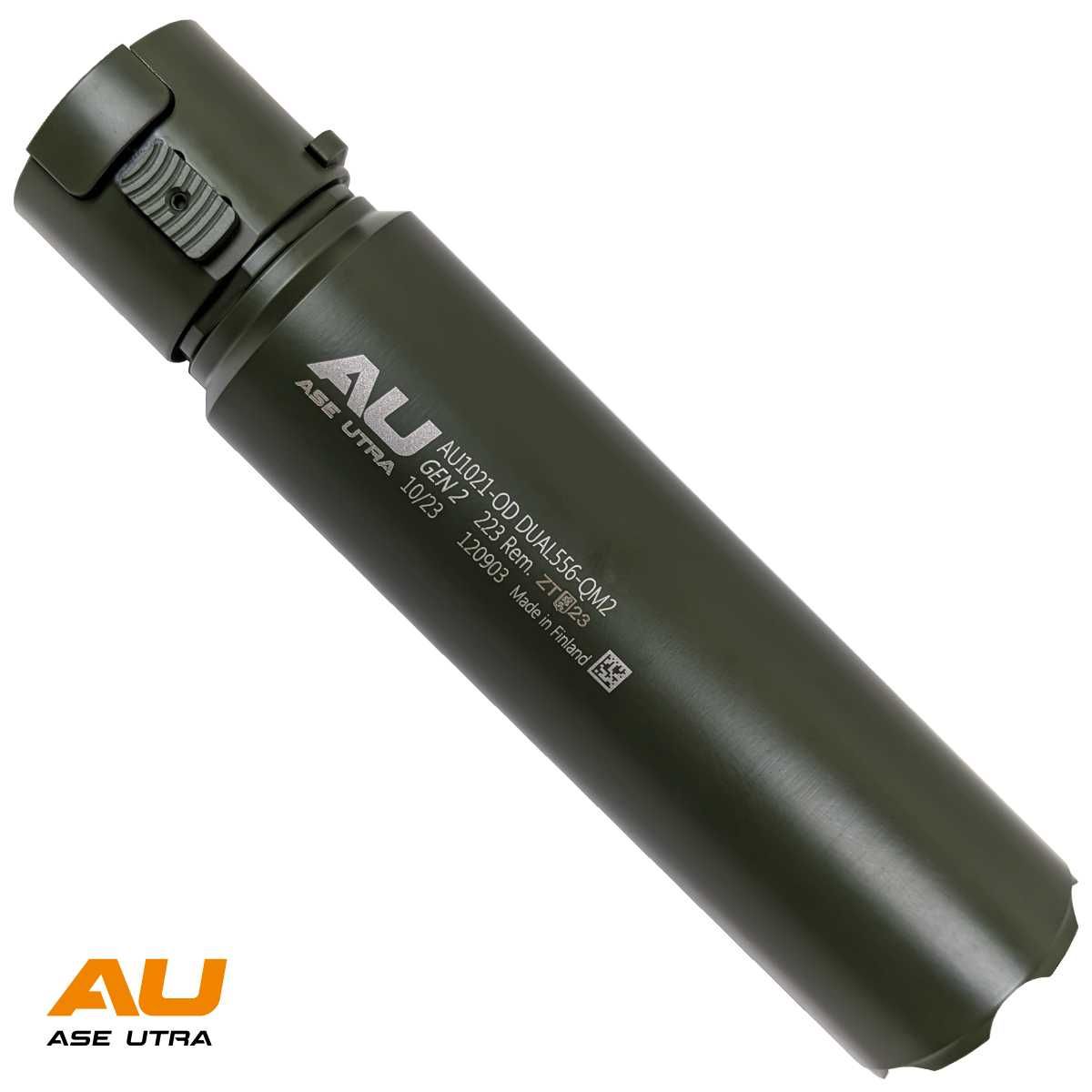 Tlumic Ase Utra DUAL556-QM2, OD Green Cerakote