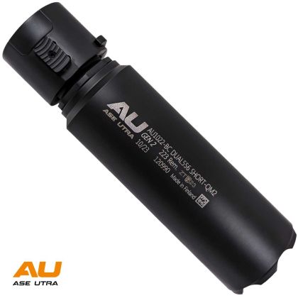 Tlumic Ase Utra DUAL556-S-QM2, Short, cerný Cerakote