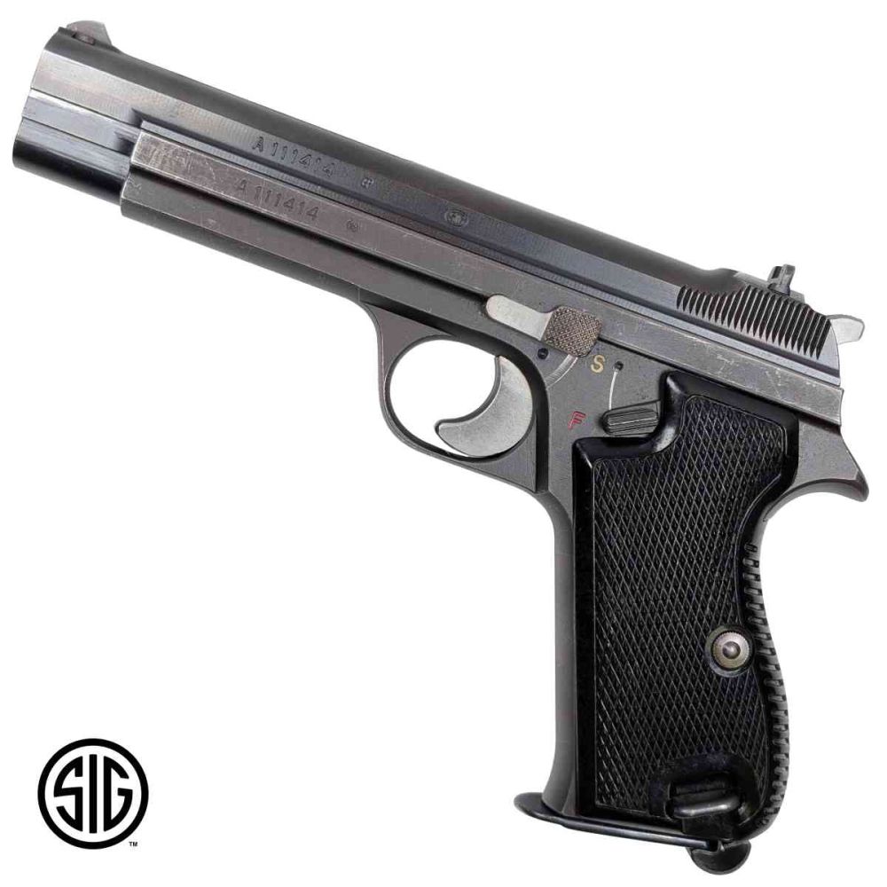 Pistole samonabíjecí Sig P210-2, ráže 9 mm Luger, použitá