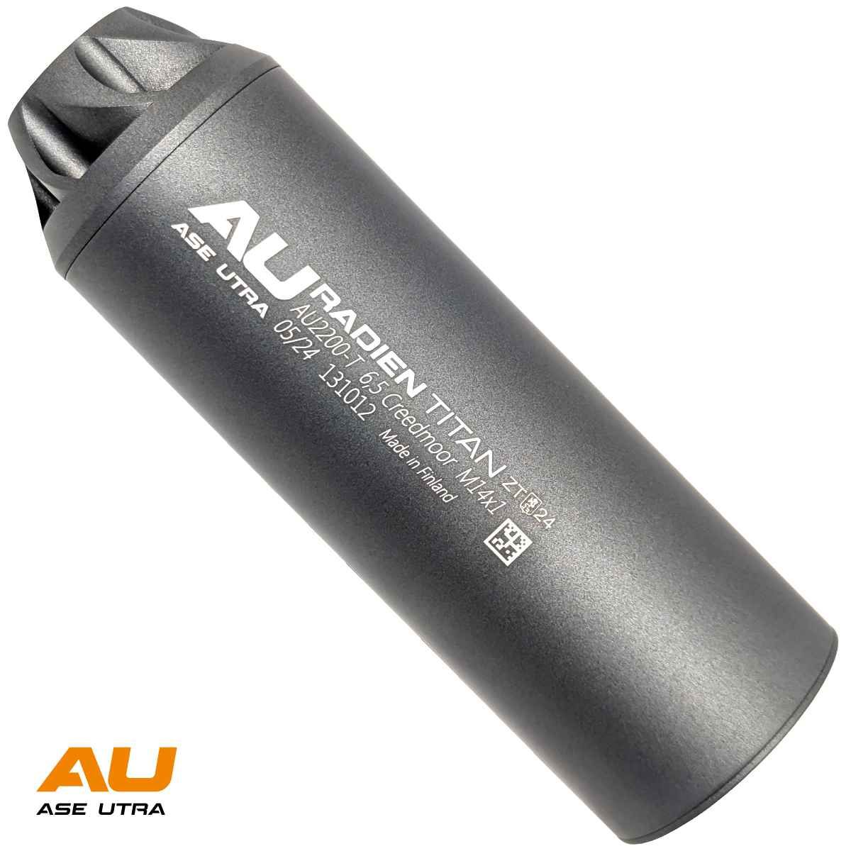 Tlumic Ase Utra RADIEN Titan 6,5 mm M14x1, šedá wolfram