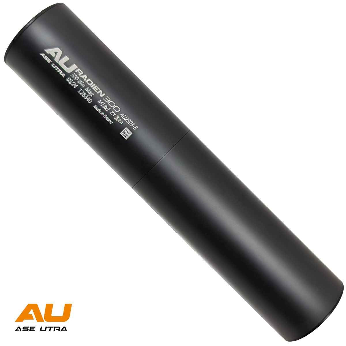 Tlumic Ase Utra RADIEN 300, M18x1, 300 Win. Mag., cerný