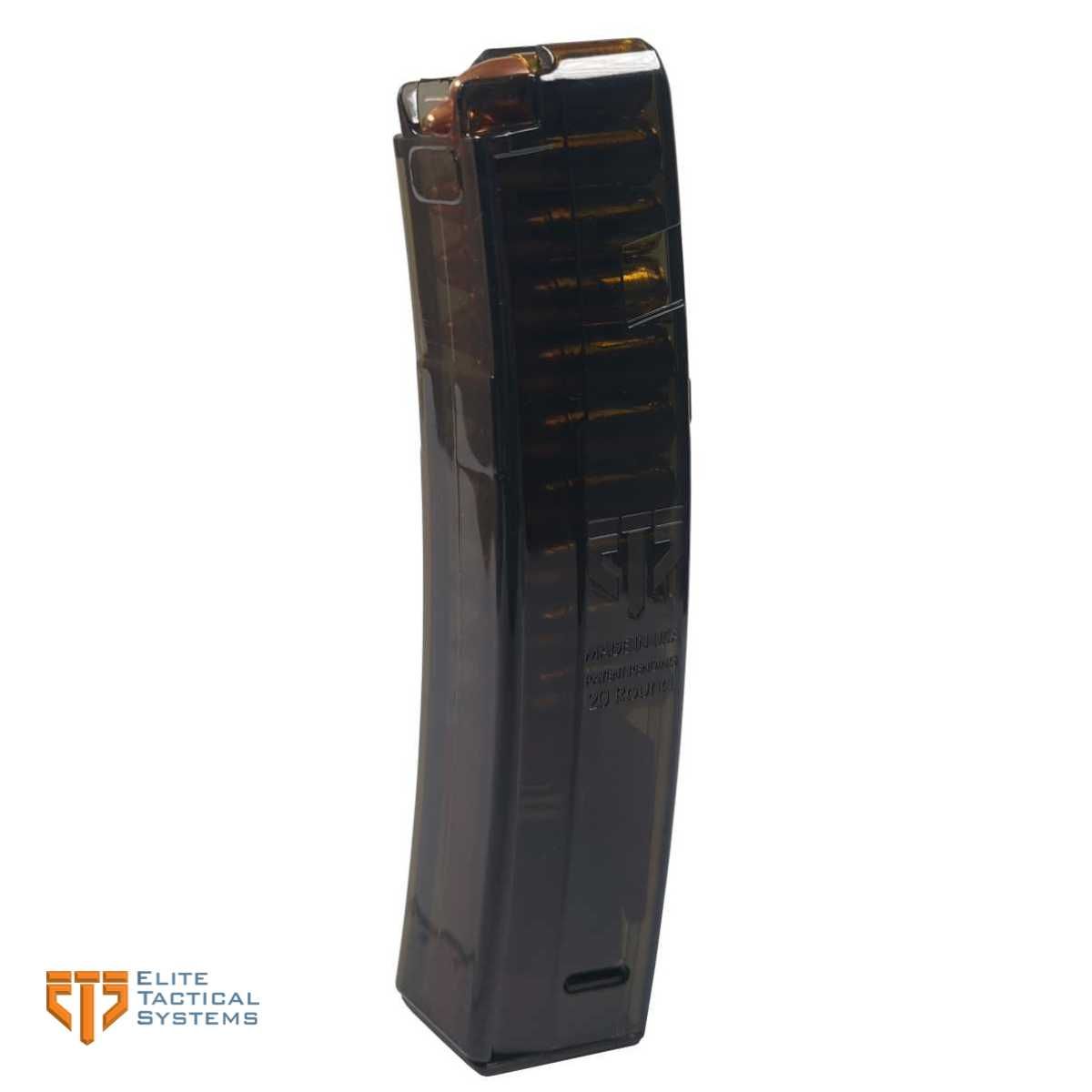 Zásobník ETS pro H&K MP5, Carbon Smoke 20 náboju