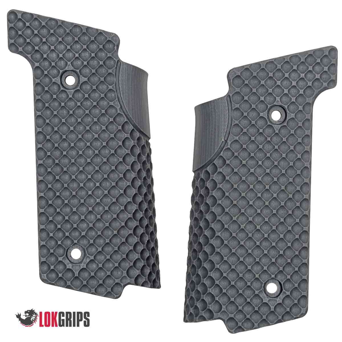 Strenky LOKGRIPS pro Walther PDP FS, SF Thin, Bogies, šedé