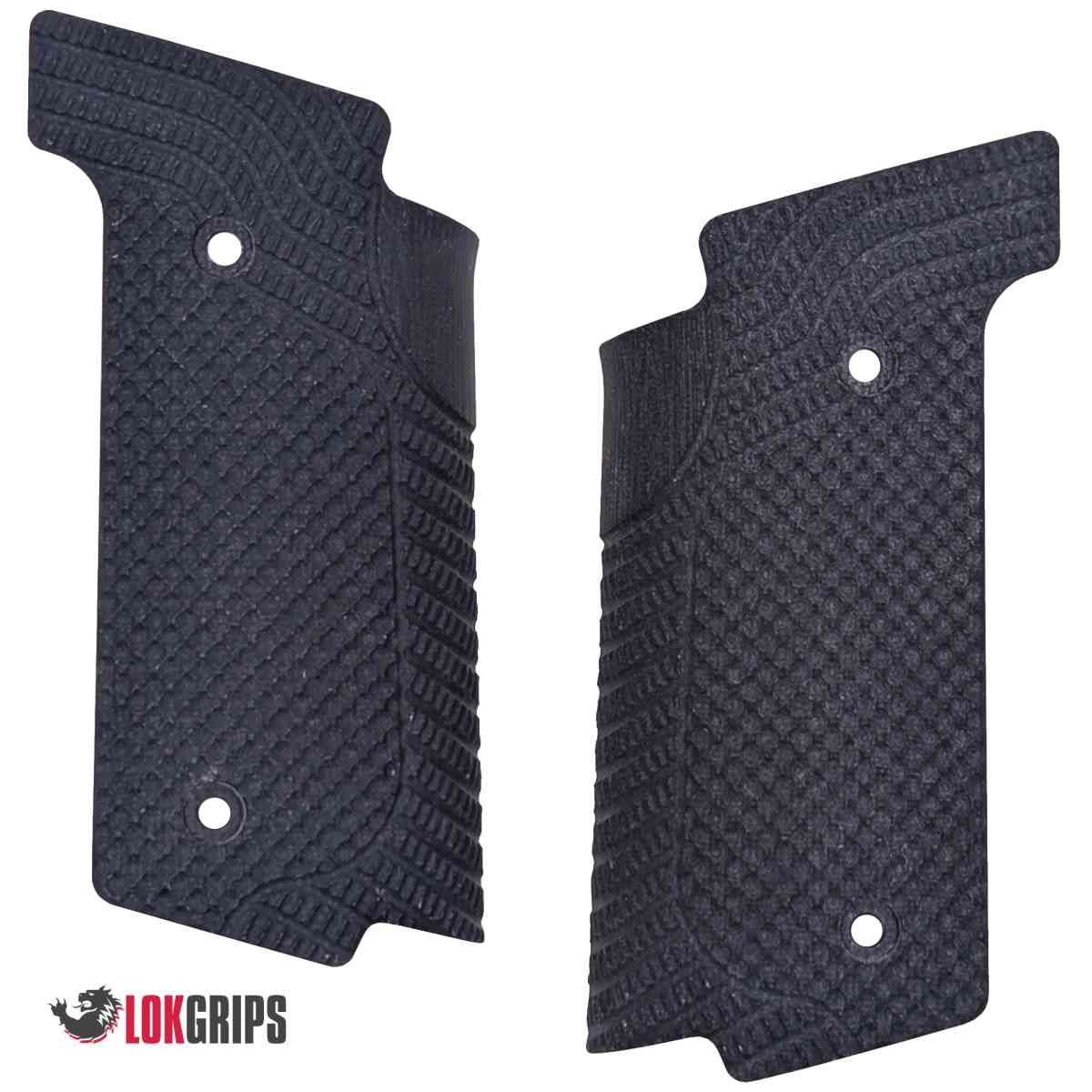 Strenky LOKGRIPS pro Walther PDP FS, SF Thin, Veloce, cerné