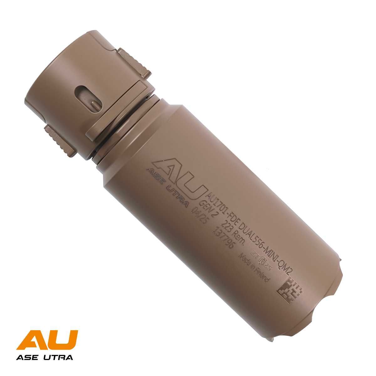 Tlumic Ase Utra DUAL 556-QM2 MINI, FDE Cerakote