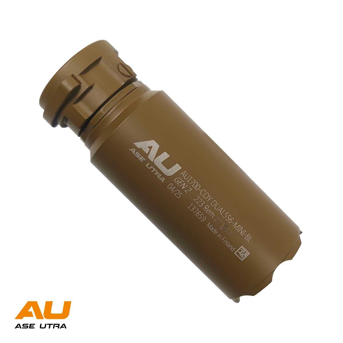 Tlumic Ase Utra DUAL 556-BL MINI, Coyote Brown Cerakote