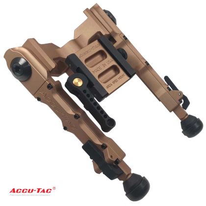 Bipod Accu-Tac WB-4 Arca Spec QD, FDE, dvojnožka