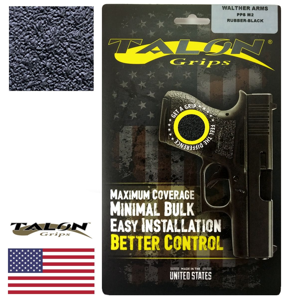 Talon grip Walther PPS M2 uni. - Guma