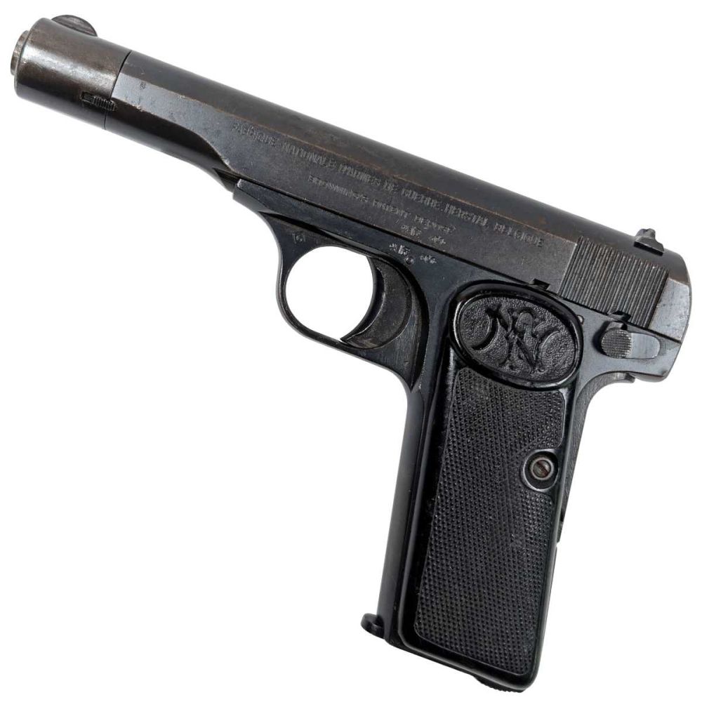 FN (Browning) Model 1910/22, 7,65 mm Brown., pistole samonabíjecí, výborný stav, použitá
