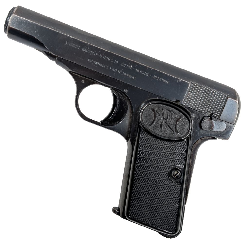 FN (Browning) Model 1910, 7,65 mm Brown., pistole samonabíjecí, výborný stav, použitá