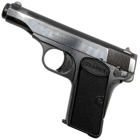 FN (Browning) Model 1910, 7,65 mm Brown., pistole samonabíjecí, dobrý stav, použitá