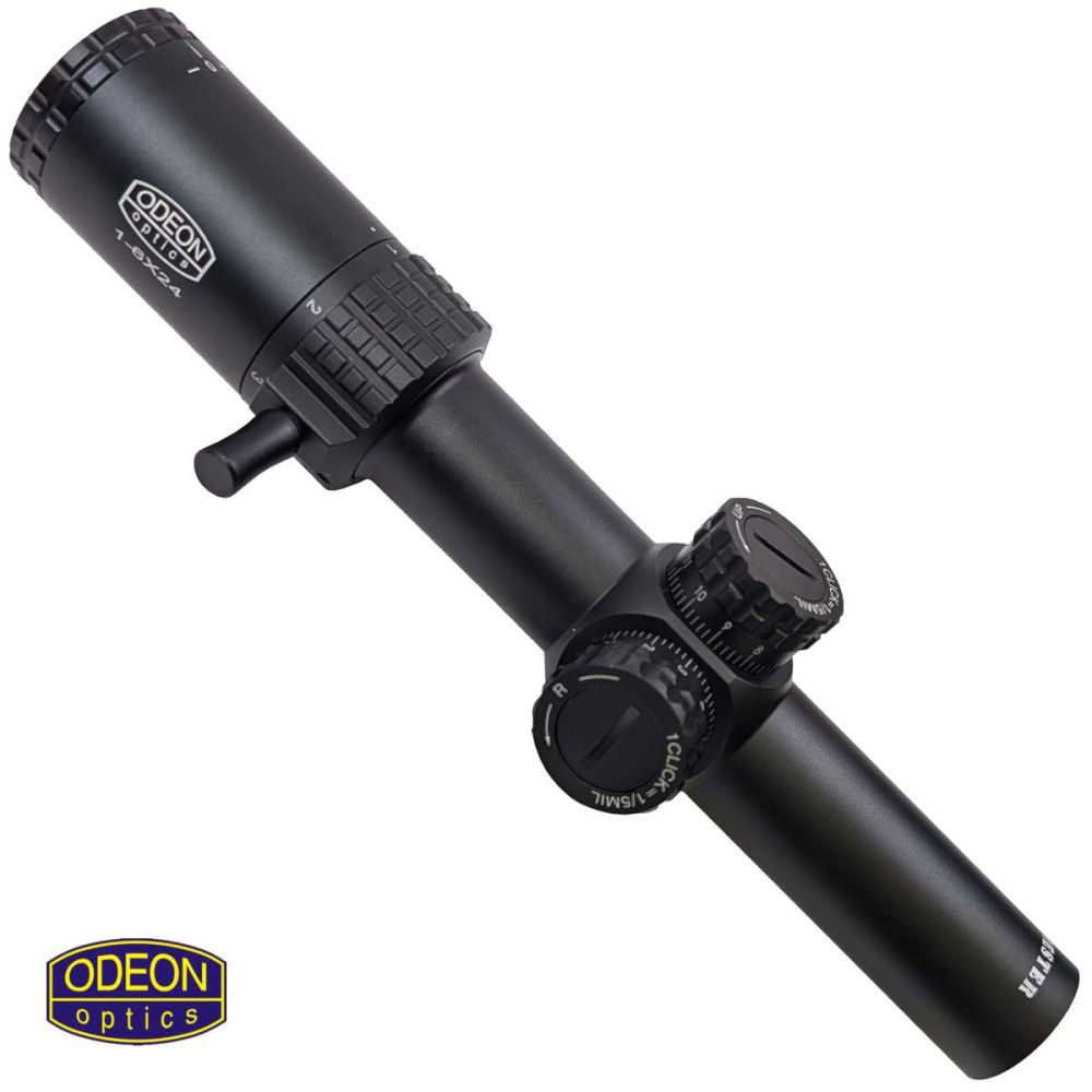 Puškohled ODEON 1-6x24 FORESTER, černý, SFP