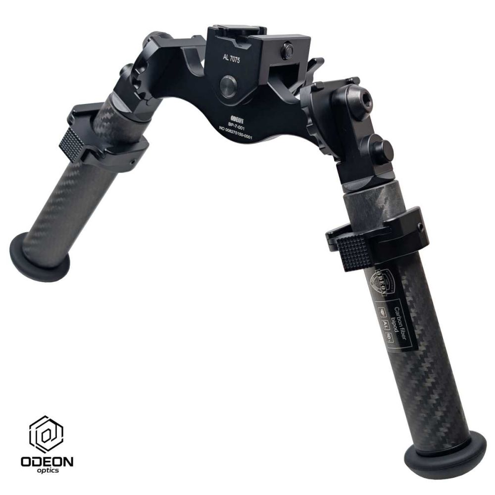 Bipod ODEON Elite 2 Carbon, 17,5 – 26 cm, dvojnožka na rail, rychloupínací