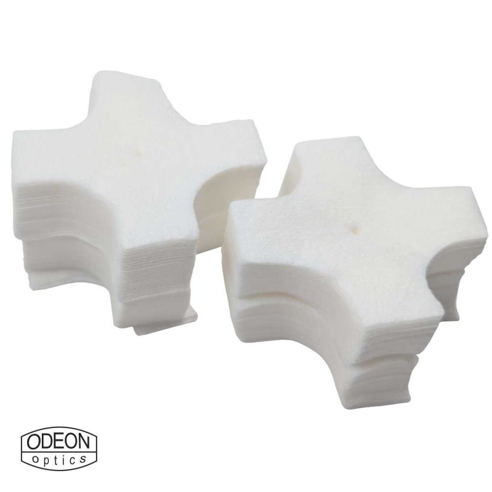 Čistící hadříky / Patch ODEON .22 - 6 mm, křížek, 1000 ks  (bavlněný)