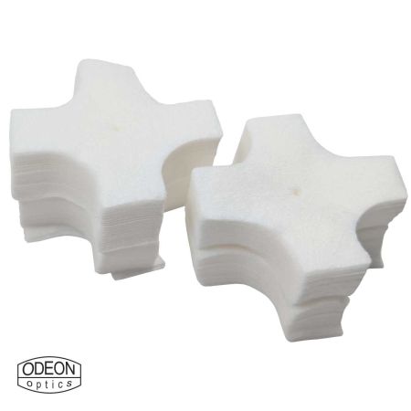 Čistící hadříky / Patch ODEON .22 - 6 mm, křížek, 1000 ks  (bavlněný)