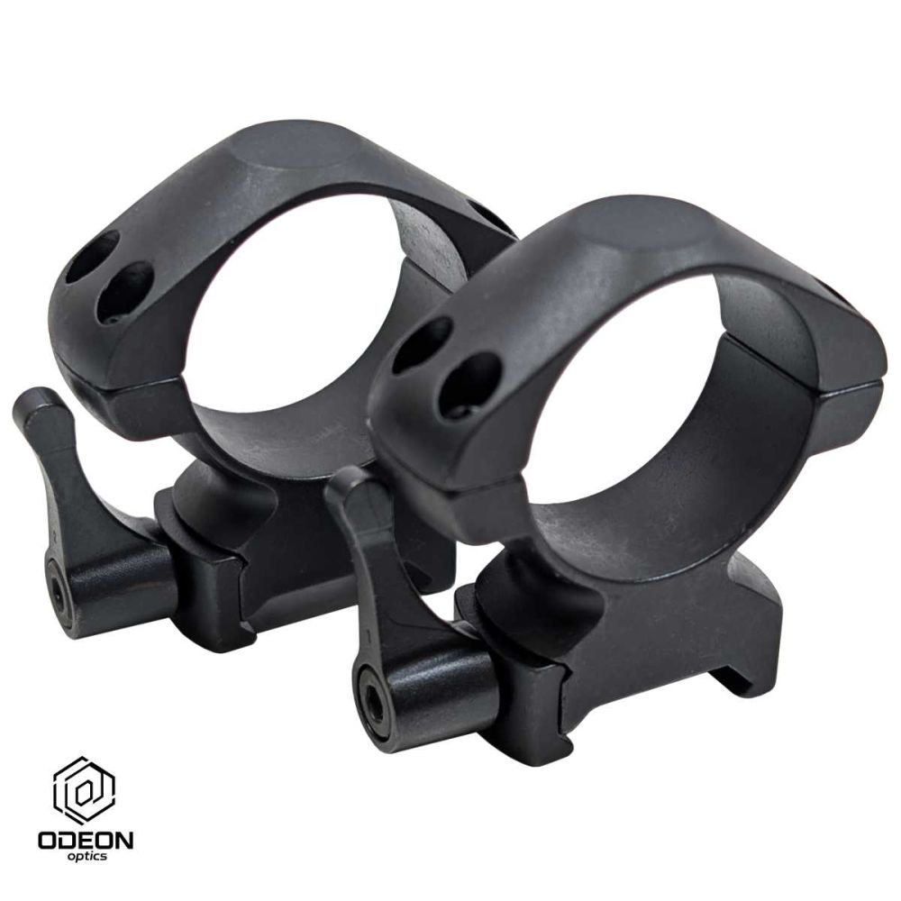 Ocelové montáže ODEON rychloupínací 30 mm, vysoká (12,5 mm)