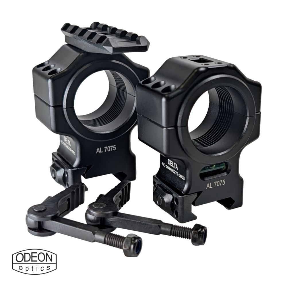 Dvoudílná montáž ODEON DELTA pro tubus 30-34 mm, rychloupínací (h: 38 mm)