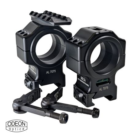 Dvoudílná montáž ODEON DELTA pro tubus 30-34 mm, rychloupínací (h: 38 mm)