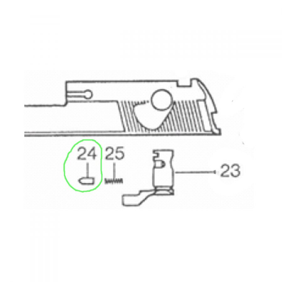 Cep pojistky - Walther P38