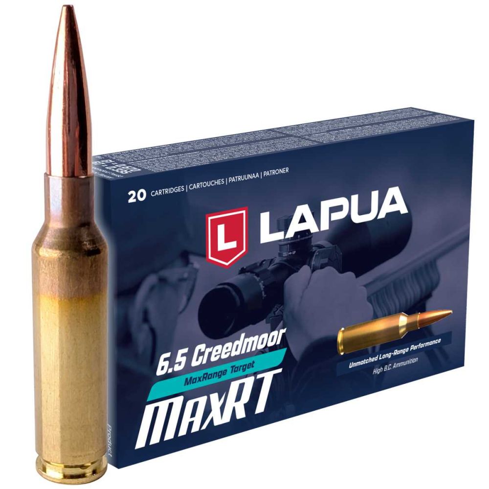 Náboj Lapua 6,5 Creedmoor MaxRange Target, OTM, 9,3 g / 144 gr (GB582)