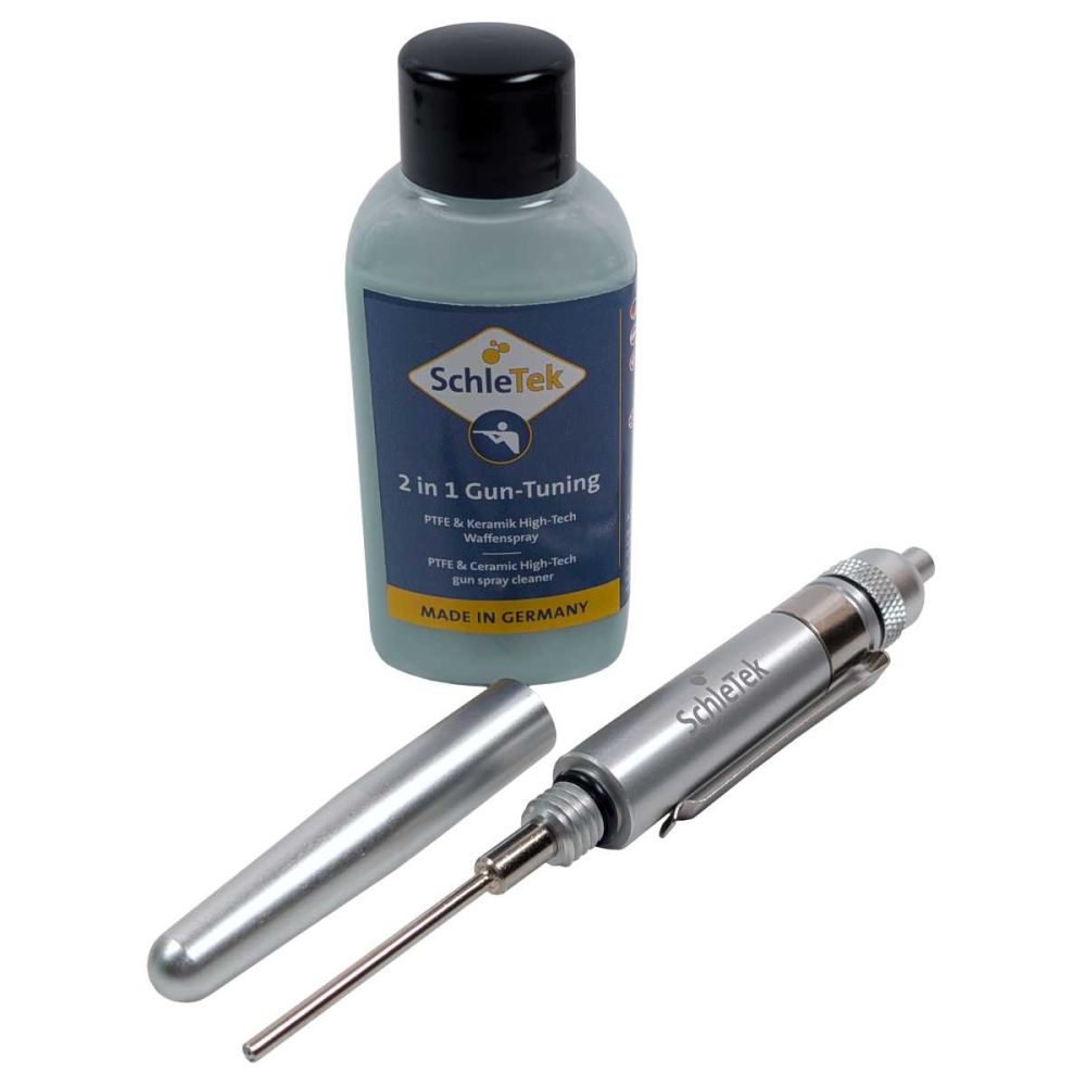 SchleTek 2 in 1 Gun Tuning Precision Pen Set, aplikační pero a přípravek 2 v 1, 50 ml 