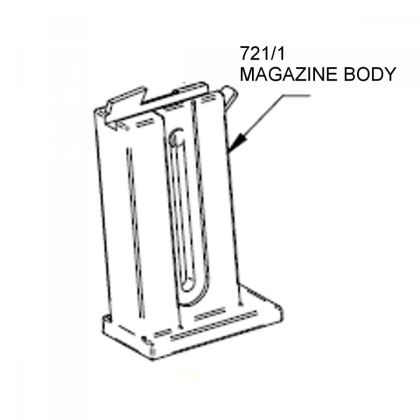 Telo zásobníku Pardini SP, 5ran