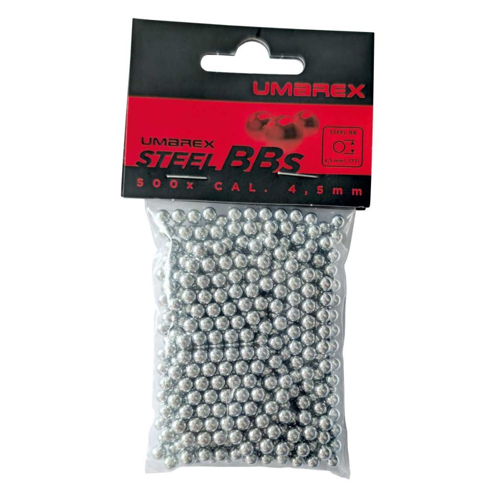 Ocelové broky Umarex Steel BBs, 4,5mm, 500 ks