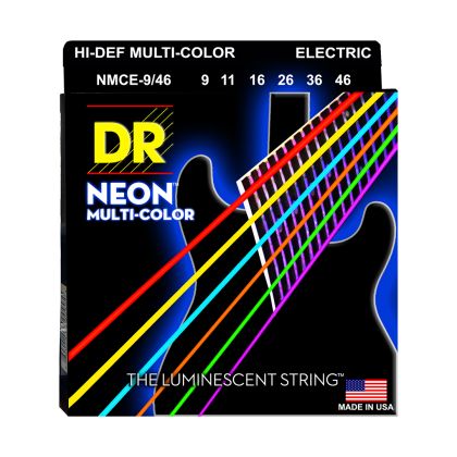 DR Strings Neon Multi-Color NMCE-9/46